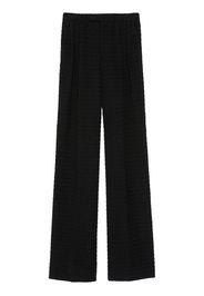 Gucci Tweedhose mit hohem Bund - Schwarz