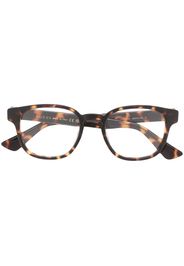 Gucci Eyewear Brille mit rundem Gestell - Braun
