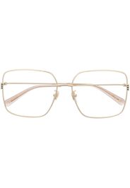 Gucci Eyewear oversize-frame glasses - Gold