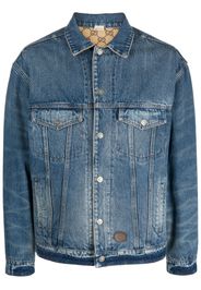 Gucci GG canvas reversible denim jacket - Blau