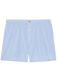 Gucci logo-patch boxers - Blau