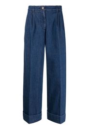 Gucci mid-rise wide-leg jeans - Blau