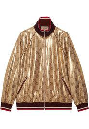 Gucci GG technical jersey zip jacket - Gold