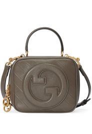 Gucci Blondie top handle leather bag - Braun