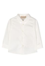 Gucci Kids long-sleeve button-down shirt - Weiß