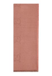 Gucci G-monogram frayed scarf - Rosa