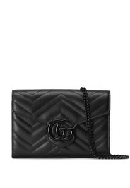 Gucci Marmont leather mini bag - Schwarz