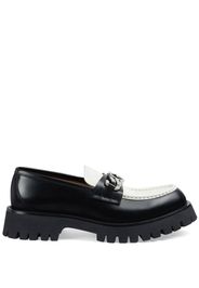 Gucci Interlocking G leather loafers - Schwarz