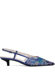 Gucci Pumps mit Kristallen - Blau