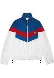 Gucci Sportjacke mit GG-Patch - Weiß