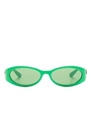 Gucci Eyewear Hailey Sonnenbrille mit ovalem Gestell - Grün