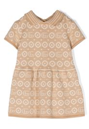 Gucci Kids Double G cotton dress - Nude