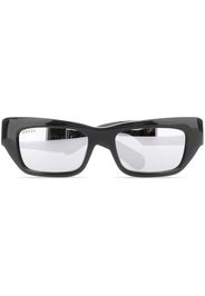 Gucci Eyewear rectangle-frame sunglasses - Schwarz