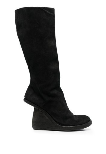 Guidi Asymmetrische Stiefeletten - Schwarz