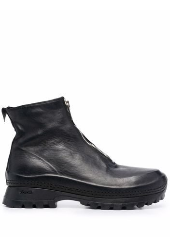 Guidi Stiefel mit Reißverschluss - Schwarz