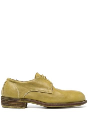 Guidi leather derby shoes - Grün