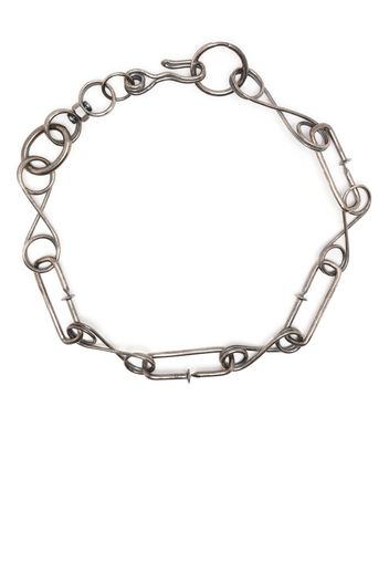 Guidi chain-link sterling-silver necklace - Silber