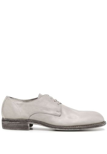 Guidi Derby-Schuhe mit mandelförmiger Kappe - Grau