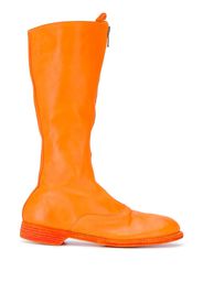 Guidi Stiefel aus Leder - Orange