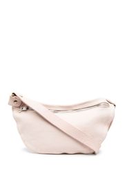 Guidi zipped leather shoulder bag - Rosa