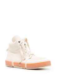 Guidi flatform sole hi-top sneakers - Nude