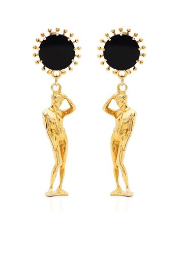 Gunia Project sculpted drop earrings - Gold