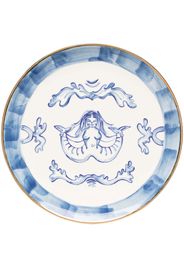 GUNIA siren-print ceramic plate - Nude