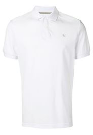 Hackett Poloshirt mit Logo-Stickerei - Weiß