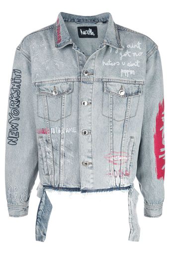 Haculla 'Responsible For Nothing' Jeansjacke - Schwarz