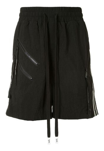 Haculla Shorts mit Reißverschlusstaschen - Schwarz