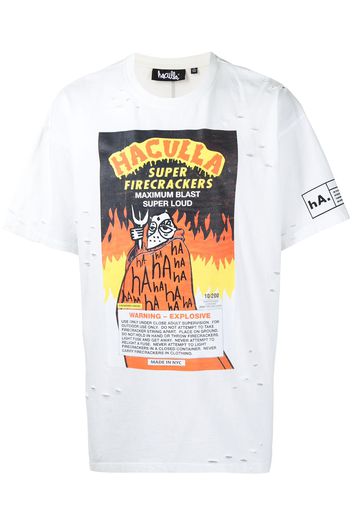 Haculla Firecracker Vintage T-Shirt - Weiß