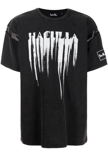 Haculla Smeared T-Shirt - Schwarz