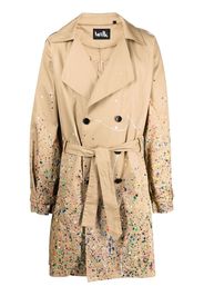 Haculla Trenchcoat mit Farbklecks-Print - Braun