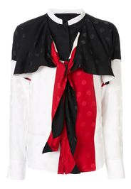 Haider Ackermann Oberteil in Colour-Block-Optik - Weiß