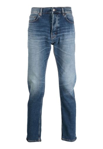 Haikure stonewashed slim-fit jeans - Blau