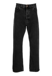 Haikure mid-rise straight-leg jeans - Schwarz