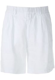 Handred Leinenshorts mit Bundfalten - Weiß