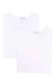 Hanro logo-patch T-shirt pack (pack of two) - Weiß
