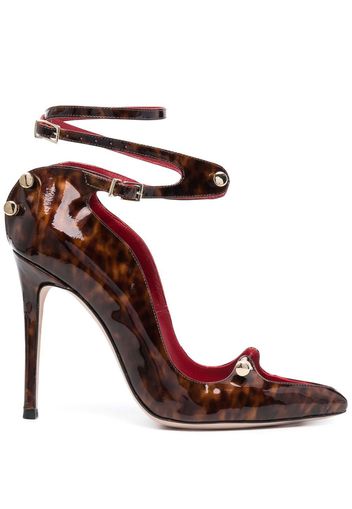 HARDOT Harlot tortoiseshell-effect pumps - Braun