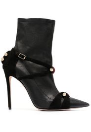 HARDOT Stiefeletten mit spitzer Kappe - Schwarz