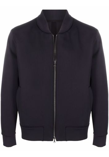 Harris Wharf London two-pocket zip-up bomber jacket - Blau