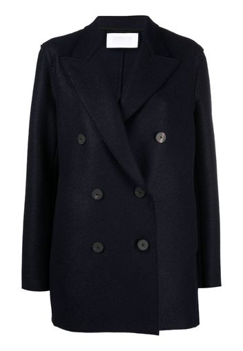 Harris Wharf London double-breasted tailored coat - Blau