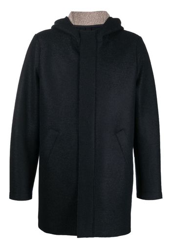 Harris Wharf London hooded felt coat - Blau