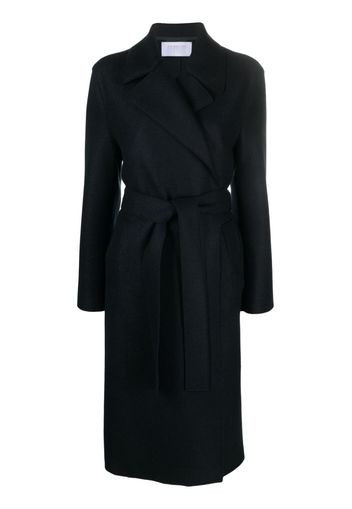 Harris Wharf London tied-waist virgin wool coat - Blau