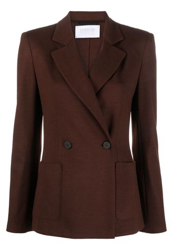 Harris Wharf London double-breasted wool blazer - Braun