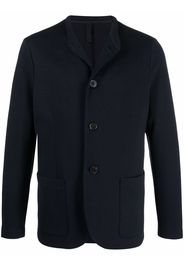 Harris Wharf London band collar jacket - Blau