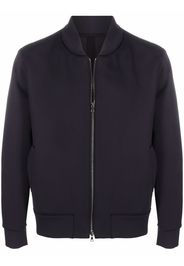 Harris Wharf London two-pocket zip-up bomber jacket - Blau