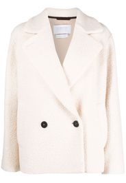 Harris Wharf London double-breasted fitted coat - Nude