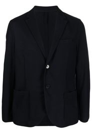 Harris Wharf London notched-lapels single-breasted blazer - Blau