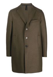 Harris Wharf London single-breasted virgin-wool coat - Grün